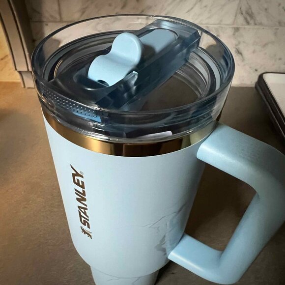 Messi x Stanley 1913 40 oz. Quencher ProTour Flip Straw Blue Tumbler - Picture 5 of 6